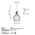 Opviq Luster Tabut-Mr-756-1, 38cm, IP20, Zlatne boje