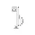 Rabalux Podna lampa Farelia, 1xE27, 175cm, Siva