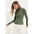 Trendyol Milla Ženska bluza Twoaw21Bz0423, maslinasta