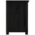 TV ormarić crni 79 x 35 x 52 cm od masivne borovine