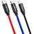Baseus 3in1 Cable USB-C / Lightning / Micro 3,5A 0,3m (Black)