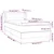 shumee Box spring postelja z vzmetnico temno rjava 90x200 cm blago