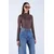 Trend Alacati Stili Ženska bluza Alc-X15155, Braon