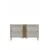 Hanah Home komoda Ilay 120, 120 cm, bela / travertin / srebrna