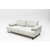 ATELIER DEL SOFA Sofa dvosed Mustang White
