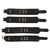 Zado Bed Cuffs Set Black