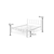 Hanah Home Francuski ležaj K90, 160x95x200 cm, Beli