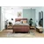 Esposa BOXSPRING POSTELJA 140 cm  x 200 cm , tekstil rdečerjava