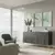 HANAH HOME Komoda Ida 150 Anthracite Gold