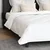 Duvet s jastucima s jastukom 3 pcs Bijelo Mikrofibra i Pero