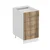 Hanah Home kuhinjski element Minar 4159, 45 cm, beli / dore