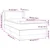 Vidaxl Box spring postelja z vzmetnico krem 90x190 cm blago