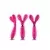 Vibrator Y Wand, 19.2cm, Roze