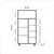 Hanah Home Komoda Kiler 60?x116x36cm Hrast