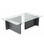 HANAH HOME Sto za dnevnu sobu Flavio Anthracite