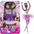 Mattel Barbie Svetleča čarobna balerina z vijoličnim krilom
