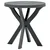 Vidaxl Bistro miza antracitna O70 cm plastika