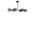 Conceptum Hypnose Luster Favori, 90 cm, 40W , Crni