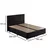 Hanah Home Osnova za krevet sa uzglavljem Ela, 180x100x200 cm, Crna