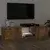 TV ormarić s LED svjetlima boja dimljenog hrasta 140x40x36 cm