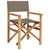 vidaXL Jedilni stol Rjava in taupe 56 x 54 x 87 cm Trden tikov les