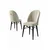 Hanah Home Set 6 trpezarijskih stolica Ritim Krem-Crni