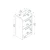 Hanah Home Noćni ormarić Luses, 45x29.6x79.4 cm, Beli