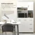 Homestar Kuhinjski omarica 89x395x168 cm bela