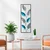 Wallity Zidna dekoracija Leaf 2, 32 x 90 cm, Šarena
