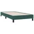 Vidaxl Box Spring Postelja brez vzmetnice Temno zelena 100x210cm Žamet