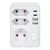 Solight P109PD20 - Produžna utičnica 1x16A+2x 2,5A sa 2x USB A+C punjačem, bela