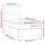 Vidaxl Box spring postelja z vzmetnico moder 90x200 cm blago