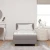 Vidaxl Postelja boxspring z vzmetnico Taupe 100 x 200 cm blago