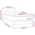 Vidaxl Box spring postelja z vzmetnico LED tem. zelena 100x200cm žamet