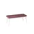 Hanah Home klupa Pera, 105 cm, puder roze / bela