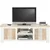 NISKA KOMODA  160/55/45 cm  bela, boja akacije