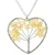 Ogrlica Tree Heart - Rumena KP28417
