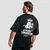 GymBeam Shaker Boxy T-shirt Black