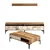 Hanah Home Set TV Komoda i klub sto Orah