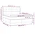 Vidaxl Box spring postelja z vzmetnico temno zelena 180x200 cm žamet