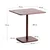 Jeklena vrtna miza 70x70 cm Brai – Kave Home