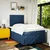 Vidaxl Box spring postelja z vzmetnico modra 120x190 cm blago