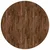 Gornji dio stola Tamno smeđa O 90 x 2,5 cm Čvrsto Hrastovo Drvo