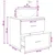 Umivaonik s policom Hrast sonoma 49,5 x 41 x 64,5 cm
