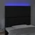 LED uzglavlje crno 90x5x118/128 cm od umjetne kože