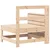 Vrtna sofa s naslonom za ruke 69x62x70,5 cm od masivne borovine