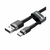 BASEUS CAFULE TYPE-C CABLE 50CM GREY/BLACK