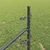 Heksagonalna ograda s stubom 10 x 0,5 m Čelik premazan PVC-om