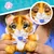 Fur Real pliš koala /tiger My Minis Little Hugs sort