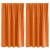 vidaXL Zavese z zavesami 2 pcs Svetlo oranžna 140 x 140 cm Poliester